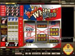 Red White Blue 1 Line Slots